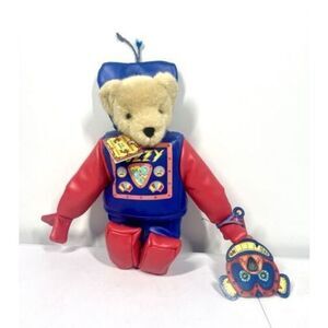 Vintage 1982 FUZZY VANDERBEAR with Santa’s Workshop North Pole Outfit 1994